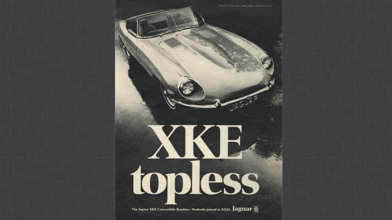 Illustration for article titled Jaguar Ads Are A Gallery For Fine Cars